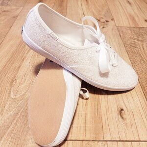Keds - White Sparkle Sneakers